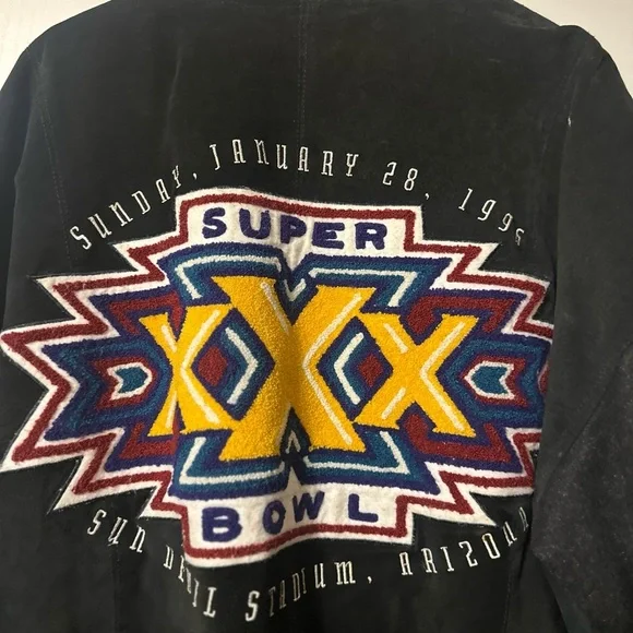 Super Bowl XX Jacket with Colorful Embroidery